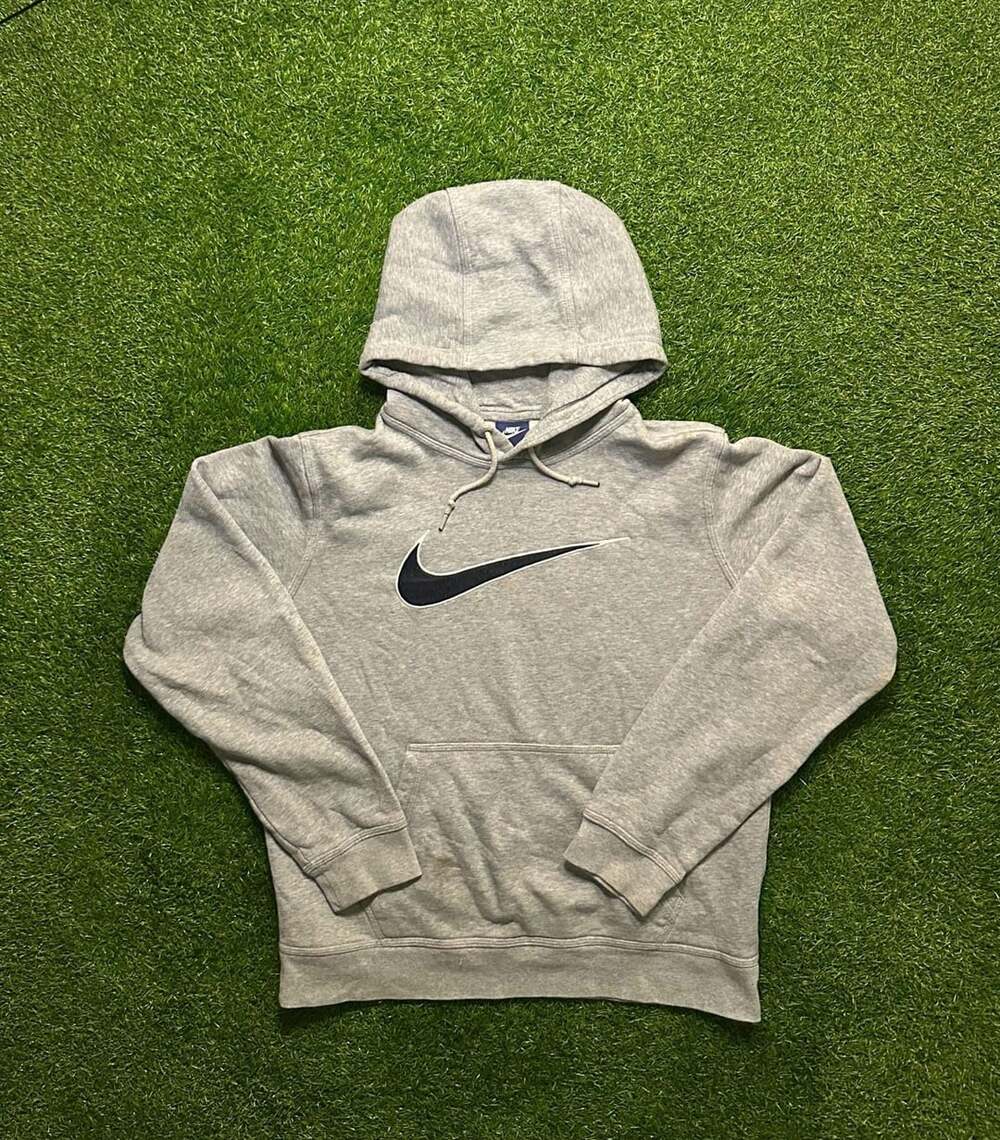 Y2K 2000s Nike Center Swoosh Hoodie.